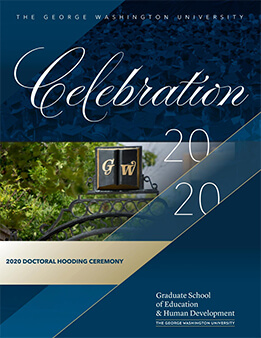 Thumbnail of the GSEHD Doctoral Hooding Ceremony program booklet cover