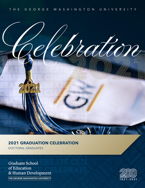 cover of 2021 Doctoral Hooding Ceremony Program
