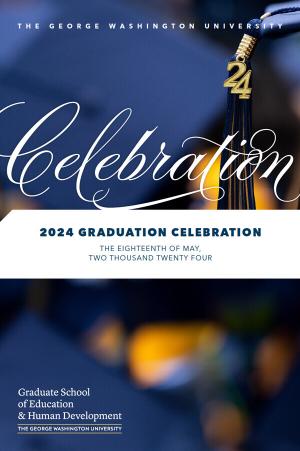 cover of 2024 GSEHD Commencement School Celebration Program