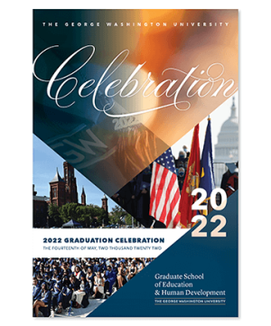 Thumbnail of the GSEHD Graduation Celebration program booklet cover